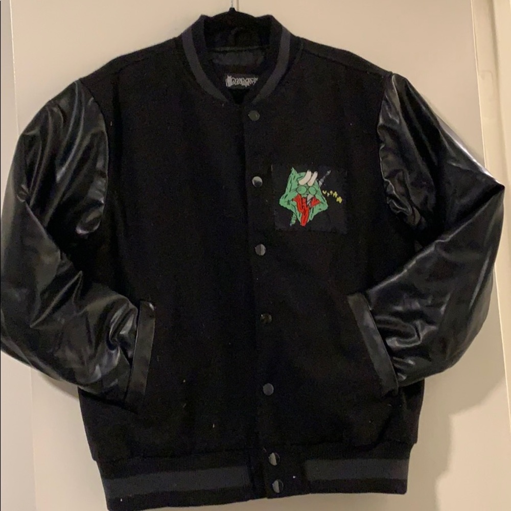 Black Deadcat Collective Letterman’s Jacket